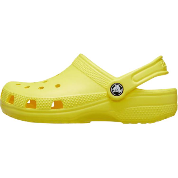 Crocs Классические клоги Удобные Нескользящие Прочные Низкие Детские сандалии Желтые Детские сандалии 206991-77J