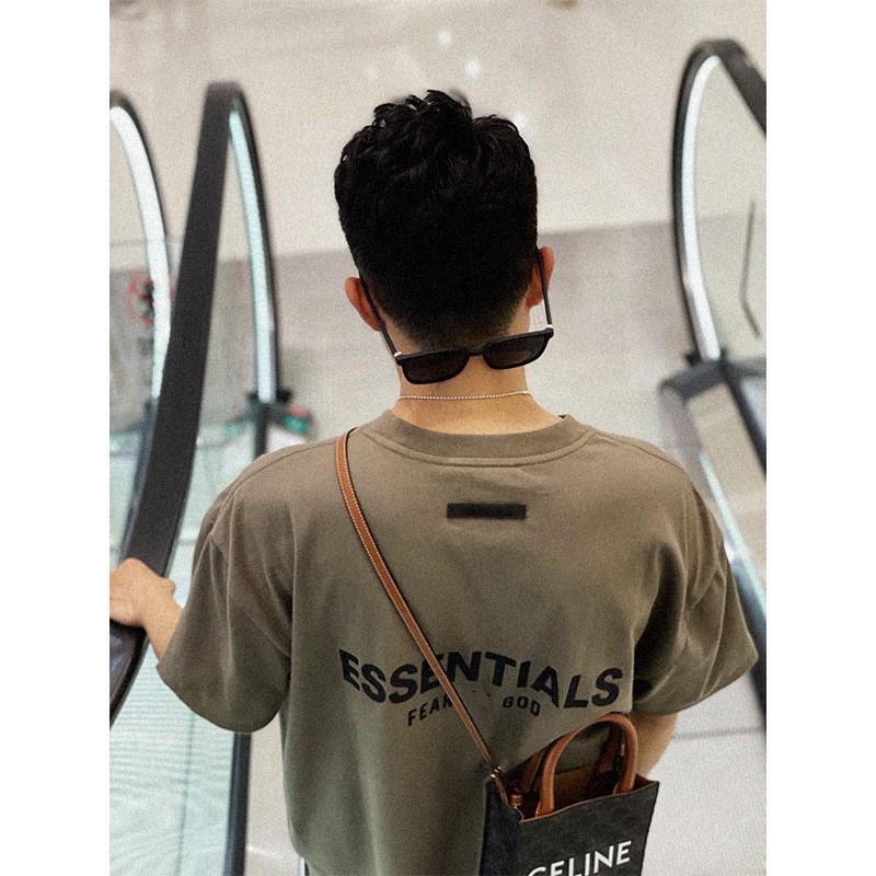 Mens Oversized Cotton Streetwear T-Shirt With Letter Print Casual Short Sleeve Tee