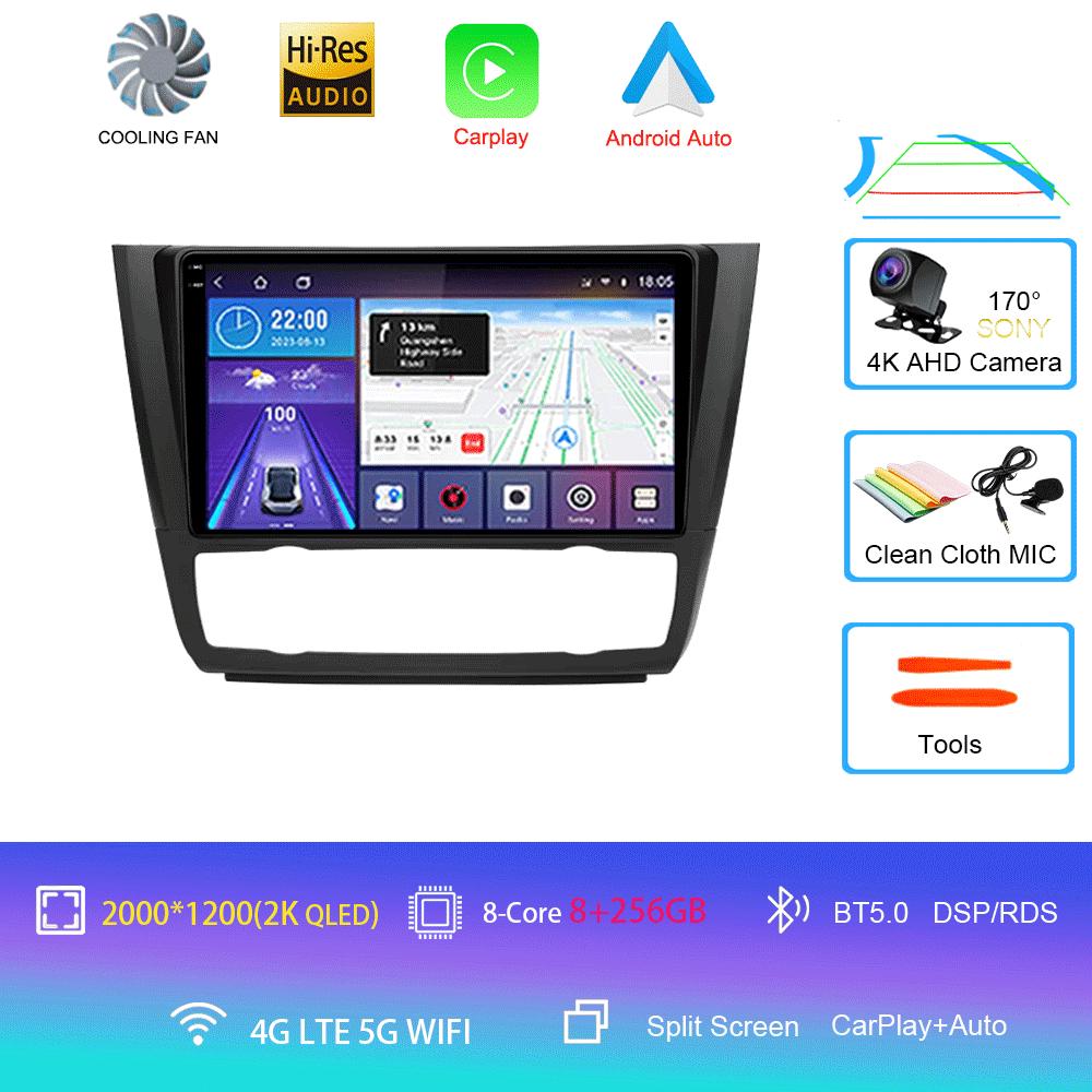 Car Radio Android 14 For BMW 1 Series E81 E82 E87 E88 2004 - 2012 Carplay Multimedia Video Player Serero Auto No 2Din DVD