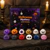Soft Squeeze Toys Halloween Advent Calendar 12 Day Countdown with Bun TPR Sensory Toys Includes Ghost Pumpkin Fidget for Stress Relief Calendar