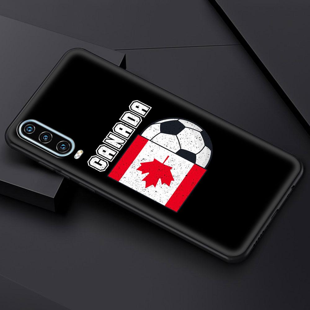 Чехол для телефона Maple Canada Flag love Football для Huawei P30 Lite P50 Pro P20 P40 Lite EP Smart Z 2021 Y6 Y7 Y9 2019 Y6p Y9s