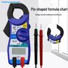 KT87N Blue Mini Digital Clamp Multimeter: Electrician's Tool for Current Measurement and Peak Sound Detection.