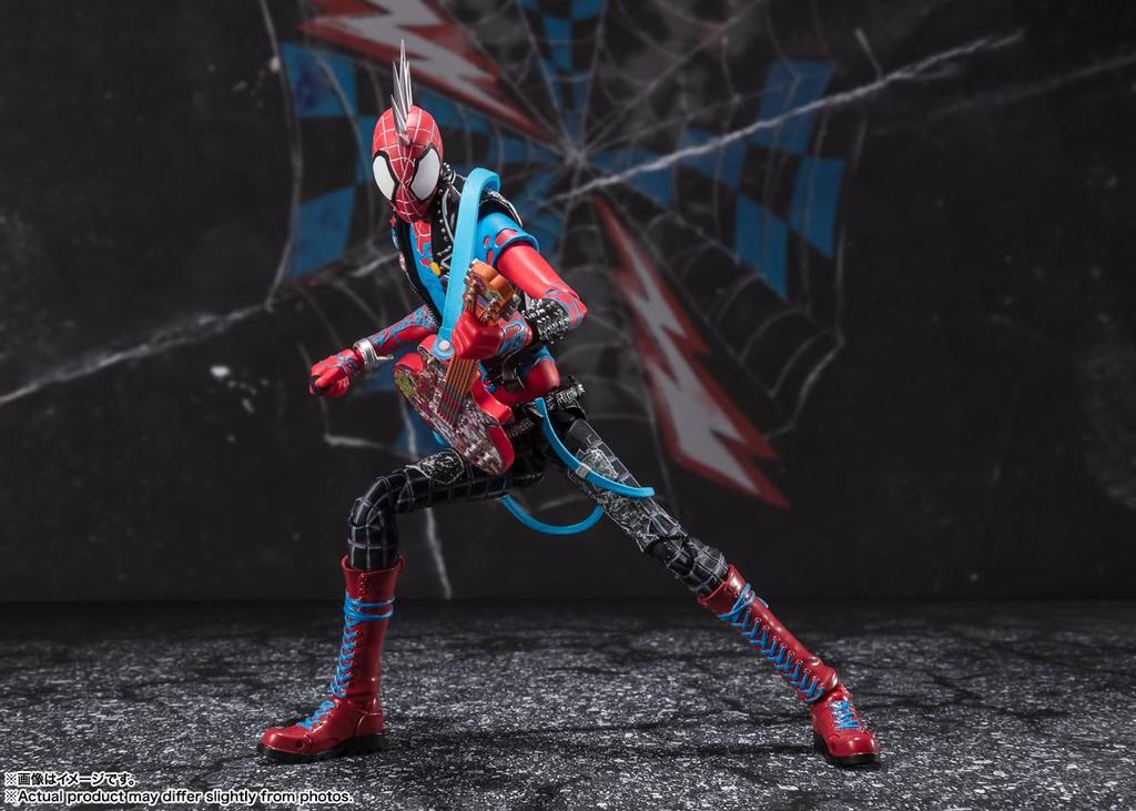 TAMASHII NATIONS Спайдер Панк через Приблизительно 175 мм окрашенная подвижная фигурка SHFiguarts (Человек-паук, вселенная паука) ПВХ и АБС
