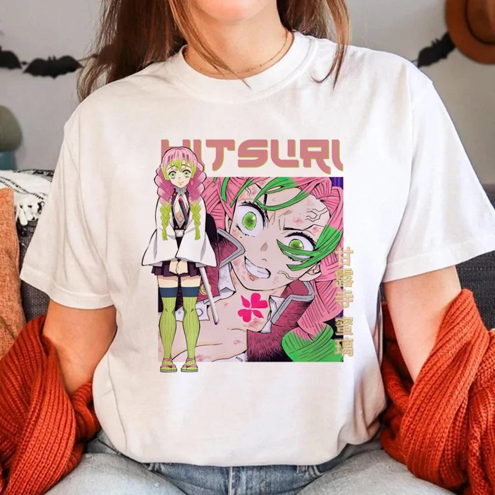 Футболка Мицури женские дизайнерские футболки для девушек смешная японская одежда харадзюку