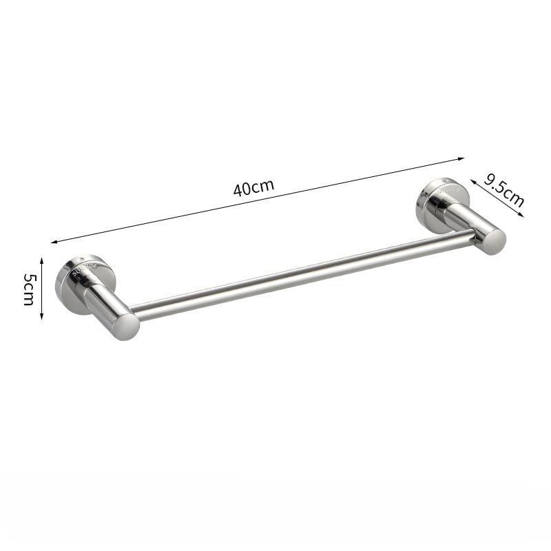 Wall Mounted Towel Rack Shelf Stainless Steel Stainless Steel Double Towel Bar Brushed Bathroom Towel Holder Accessories