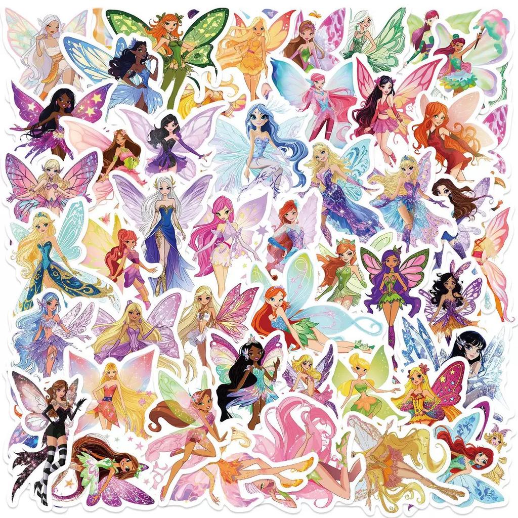 Cartoon Tinker Bell Balloons Birthday Party Decoration Tableware Elf Little Fairy Paper Plate Cup Tablecloth Supplies Background
