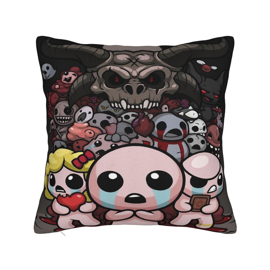 The Binding of Isaac Pillowcases Product Soft Cushion Cover Pillow Covers Car Decor Zipper Multiple Sizes