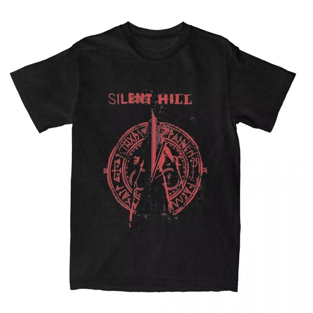 Футболка с принтом из фильма и игры Silent Hill для мужчин и женщин, классная хлопковая оригинальная футболка, модная, оверсайз, новая, горячая распродажа, мужская футболка
