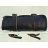 Motorcycle Front Back Fork Tool Bag SaddleBag Pouch Luggage Handlebar Leather