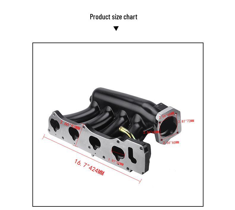 Впускной коллектор и дроссельная заслонка для 06-11 Honda Civic Si K20Z FN2 (Датчик в комплект не входит)