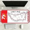 Isle Man Tt Gaming Mouse Pad Desk Mat Office Mouse Mats Non-Slip Rubber Base Perfect for Office Laptop Gaming Setup
