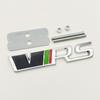 3D Metal RS Logo VRS Car Front Grill Emblem Rear Trunk Badge For Skoda VRS Octavia 1 2 3 Rapid Kodiaq Karoq Fabia Kamiq Superb  QN8