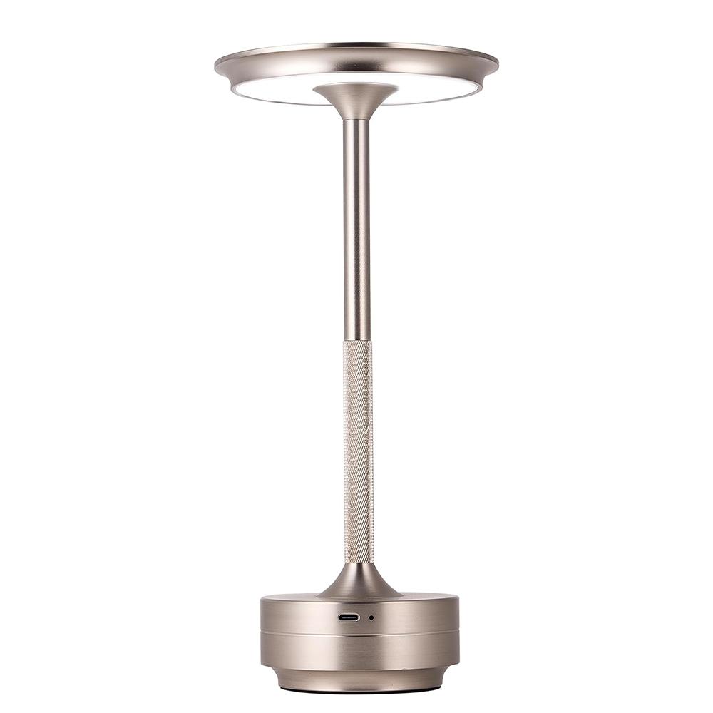 Светодиодные настольные лампы Перезаряжаемая беспроводная настольная лампа с сенсорным управлением Свет для офиса Спальни Номер в отеле Лампа для чтения