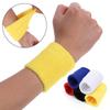 2/1pcs Ports Sweat Wristband Wrist Support Hand Brace Wraps Guards for Gym Volleyball Basketball Tennis New Running Sweatband 1