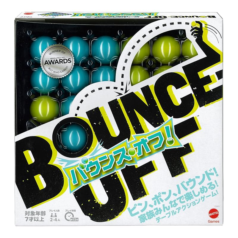 Игра Mattel Bounce-Off (Официальный японский продукт) Настольная игра Party Game 2-4 игрока Возраст 7+ CBJ83