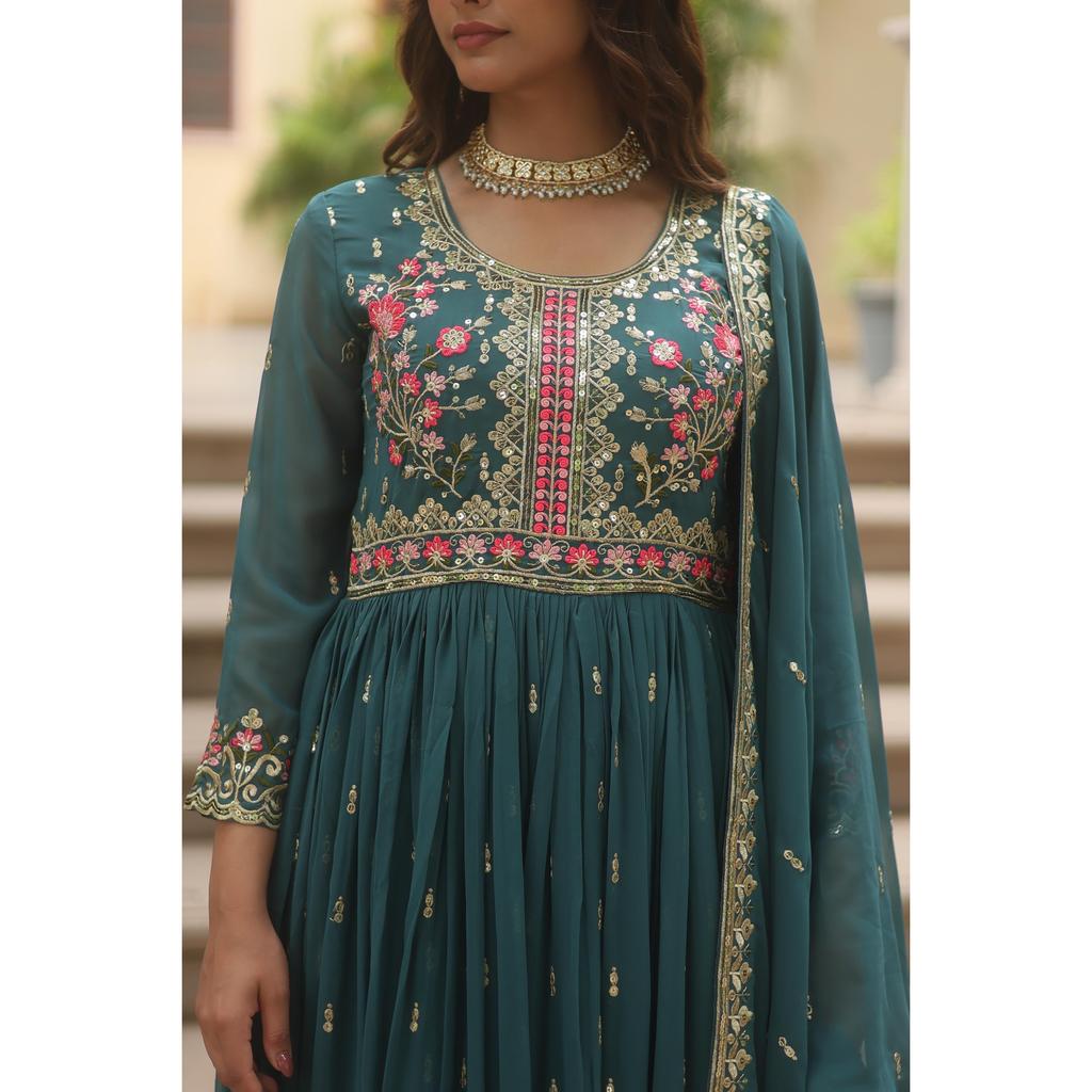 Premium Designer Readymade Top-sharara-dupatta Collections 2025