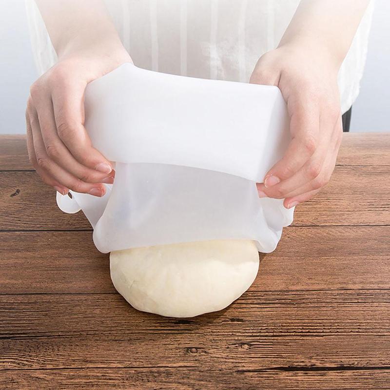 Силиконовый мешок для замешивания теста с лентой, мешок для муки, универсальный миксер для теста для хлеба, выпечки, пиццы, приготовления теста, кухонные инструменты