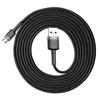Baseus Cafule Series USB-A to Micro USB Cable 1.5A, 2m - Black/Grey