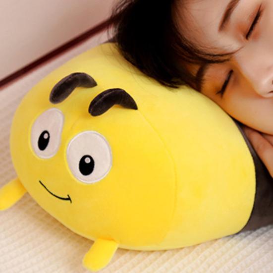 Ladybug Cushion Skin-friendly Breathable Fine Workmanship Decor Stuffed Ladybird Bee Pillow for Home