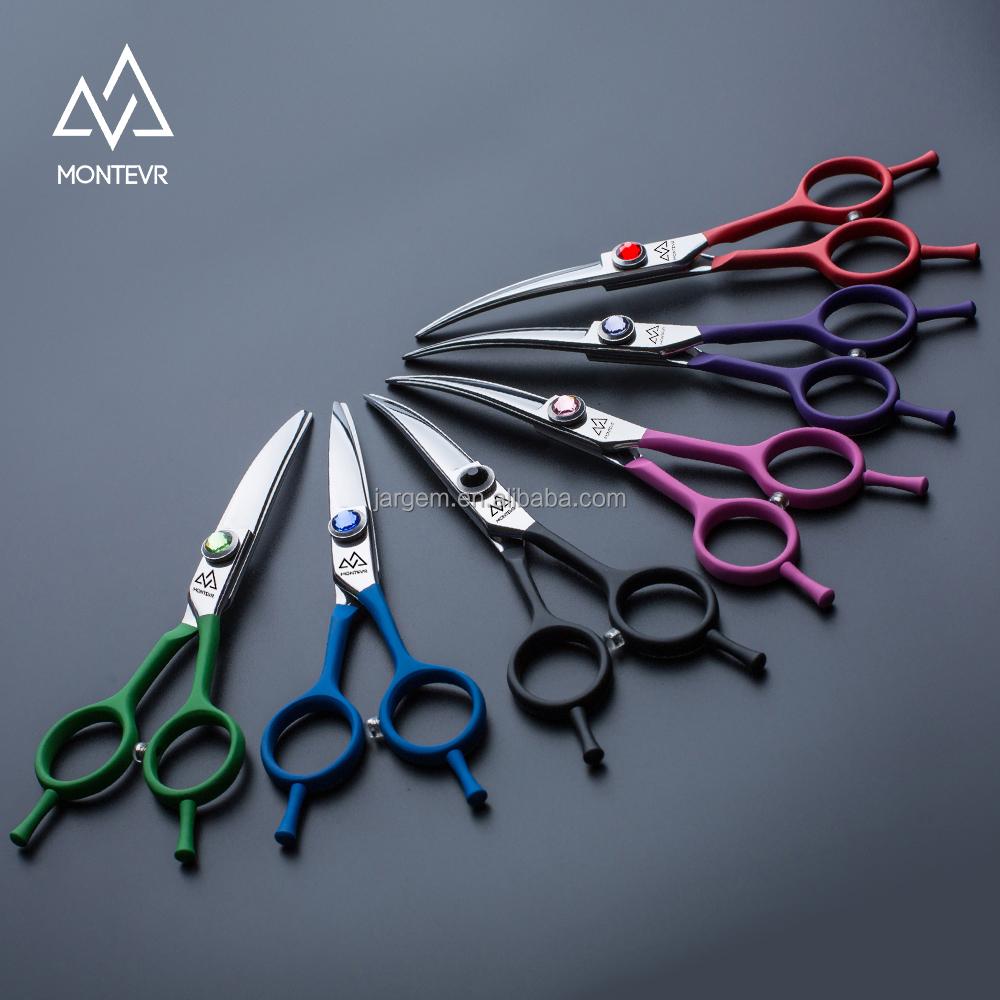 Mini Size 5.5 Inch Curved Pet Scissors Optional Color Dog Grooming Shears for Details Grooming