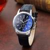 Six-Pin Men Wristwatch Leather Watchband Business Watch Fashion Quartz Watch