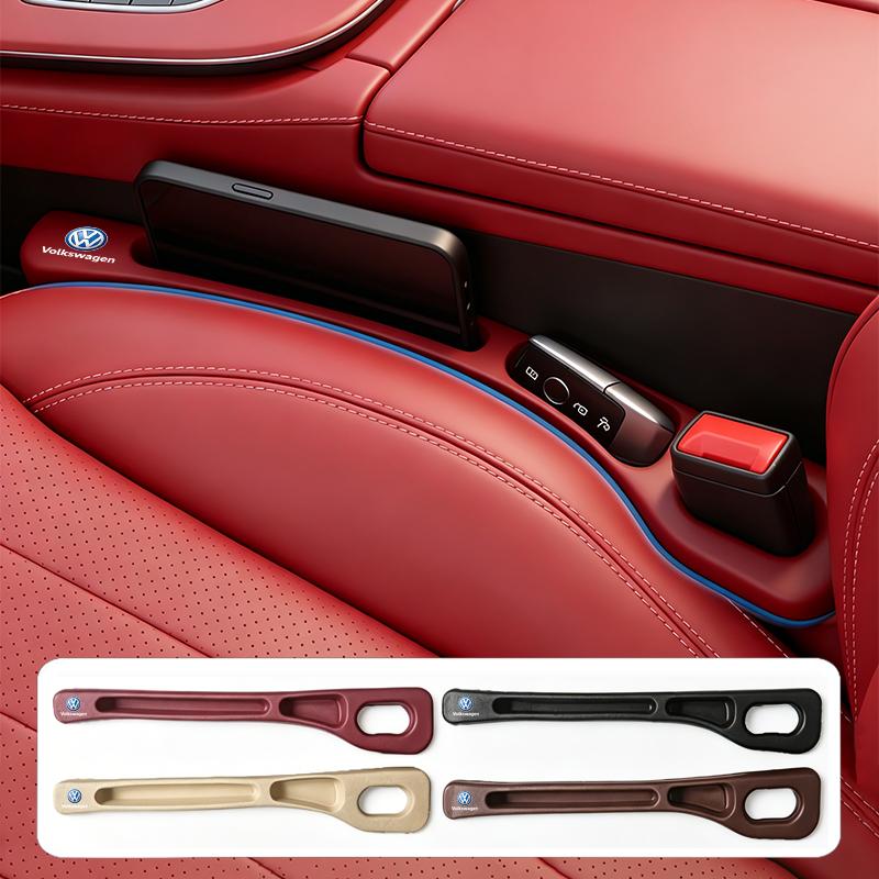 2Pcs Car Seat Gap Filler Strip Leak Proof Storage Accessories For VW GTI Polo Golf MK6 Passat Tiguan Arteon T-ROC Jetta ID.3 CC D333
