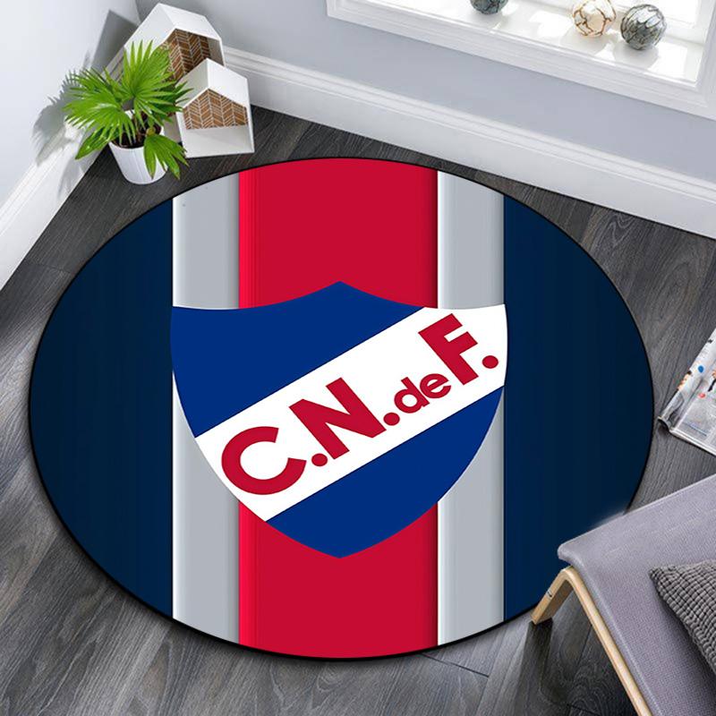 Club Atletico Independiente2 Round Area Rug,Carpet Rug for Living Room Bedroom Sofa Playroom Decor,Non-slip Floor Mat