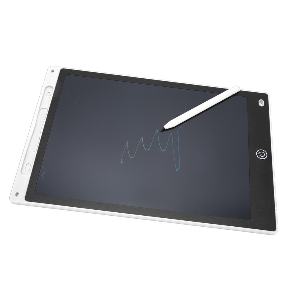 ЖК-планшет для письма для детей, стираемый, 12-дюймовый цветной экран, чувствительный к нажатию, блокнот для рисования