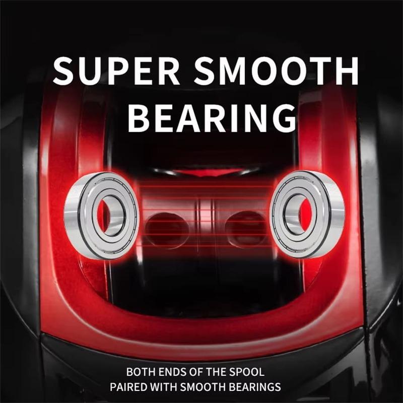 Новая рыболовная катушка для наживки, максимальное сопротивление 8 кг, металлическая проволочная чашка, сверхлегкая литейная рыболовная катушка, подходит для снастей для ловли окуня и щуки