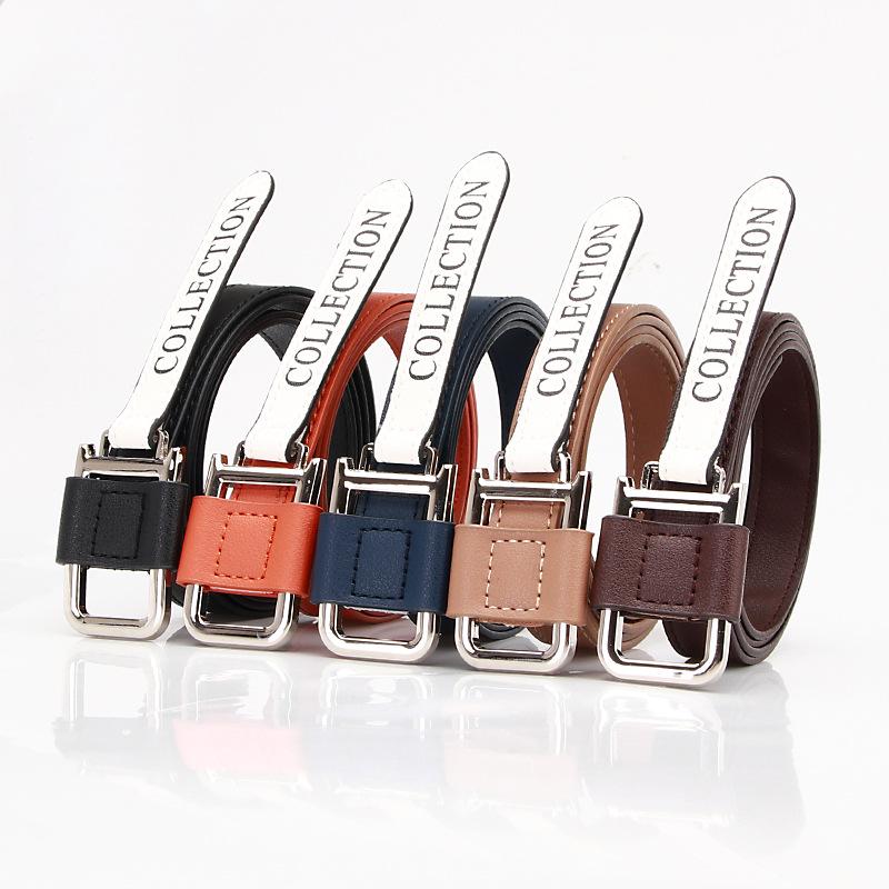 Women's Versatile PU Belt with Alloy Buckle for Jeans, Dresses, Sweaters, or Suits