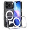 For iPhone 17 Pro Max Clear Phone Case Compatible with MagSafe TPU+Acrylic Back Cover