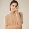 Fanzhen Women's 100% Cashmere High-Neck Sweater