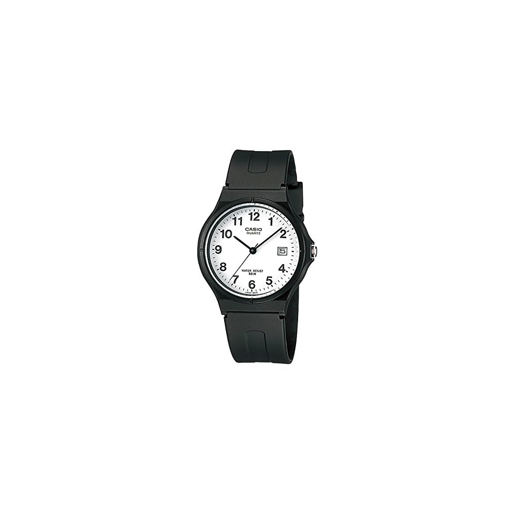 Аналоговые часы Casio MW-59-7B Дешевые Casio Дизайн Белый циферблат Водонепроницаемость 50 м
