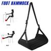 Removable Pad Airplane Foot Hammock Adjustable Strap Portable Desk Footrest  Airline