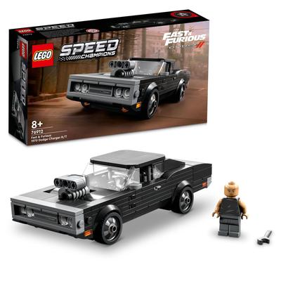 LEGO Speed Champion Fast Furious 1970 Dodge Charger 76912 Toy Block Present Car Car Racing Car Boys 8 лет и старше & R/T
