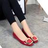 Женские туфли без застежек, женские повседневные туфли на плоской подошве, водонепроницаемые и нескользящие, рабочая обувь на мелкой подошве, женская обувь, мокасины на плоской подошве