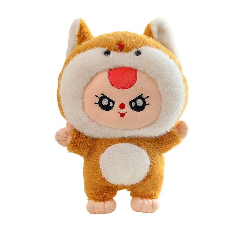 Три плюшевые игрушки для младенцев, кролики, животные, мягкая кукла, мультяшное украшение, детский подарок