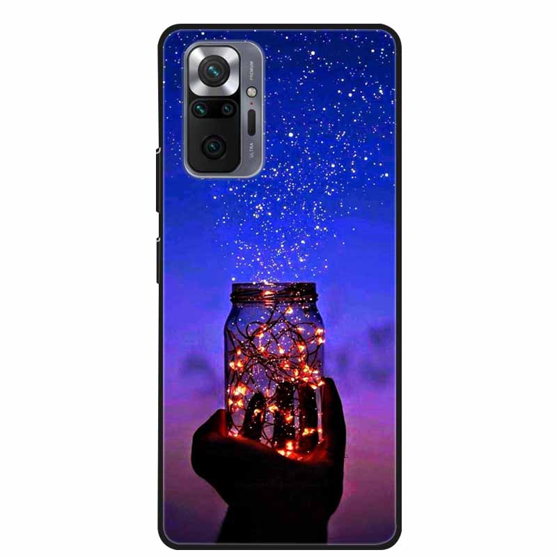 Чехол для Xiaomi Redmi Note 10 Pro Модный Мягкий Силиконовый Чехол для Телефона для Redmi Note10 Pro Max Coque M2101K6G Бампер Крутой Funda