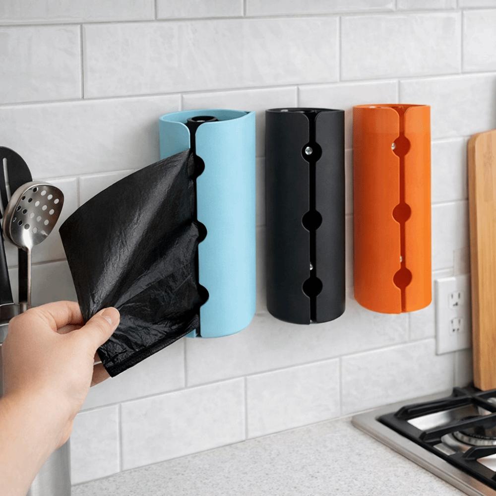 Пластиковый контейнер для хранения мусорных пакетов, настенный, большой емкости, экономичный, диспенсер для мусорных пакетов, для общежития