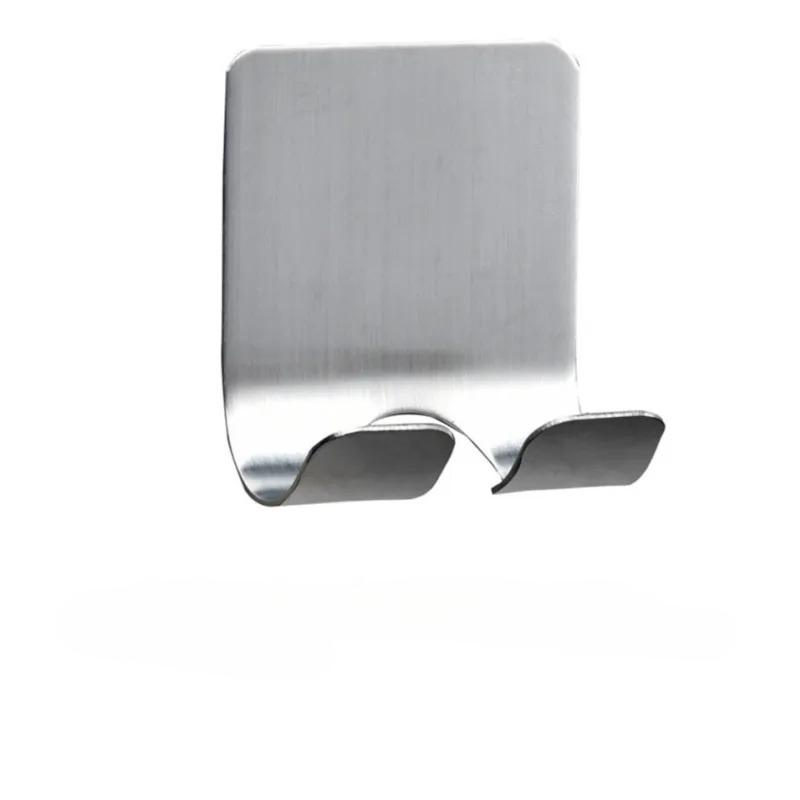 Самоклеящийся крючок из нержавеющей стали, сверхпрочные настенные крючки-вешалки, органайзер для ванной комнаты, вешалка для полотенец, многоцелевой кухонный держатель, полка