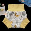 Плавки для младенцев 3-слойная защита Подушечка для сбора мочи Полотенце Моющиеся Многоразовые Эластичный пояс для младенцев