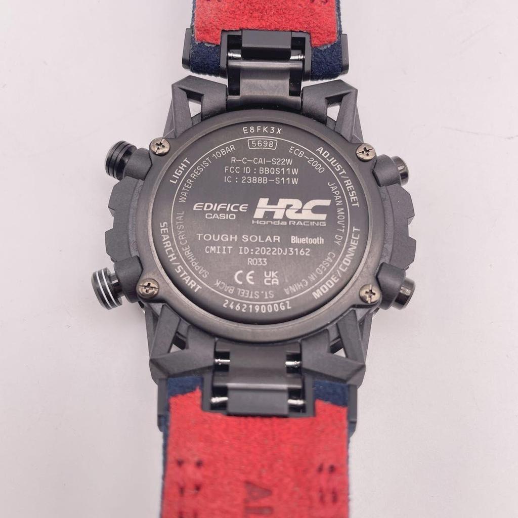 Б/у Ограниченная модель CASIO Casio EDIFICE Часы Honda Honda Racing Модель в честь сотрудничества Солнечные Водонепроницаемые
