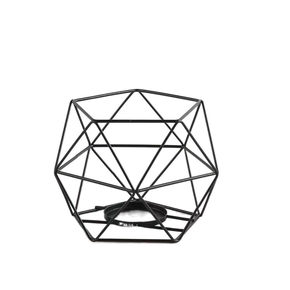 Металлический подсвечник полый держатель света новый многоугольный подсвечник рождественский