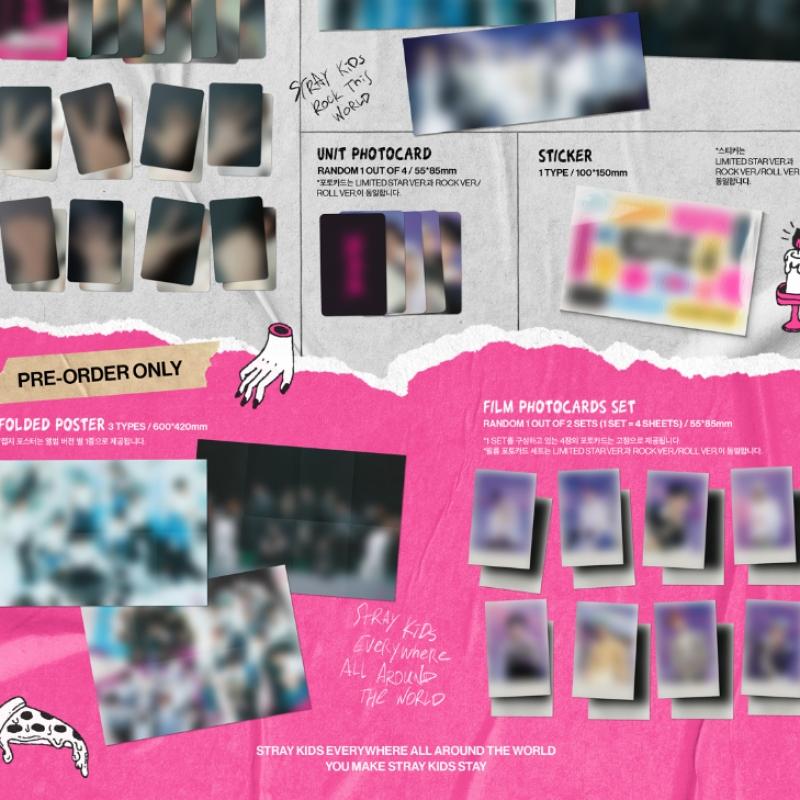 Stray Kids   Music Star Mini Album  Rock Ver.  Roll Ver. 