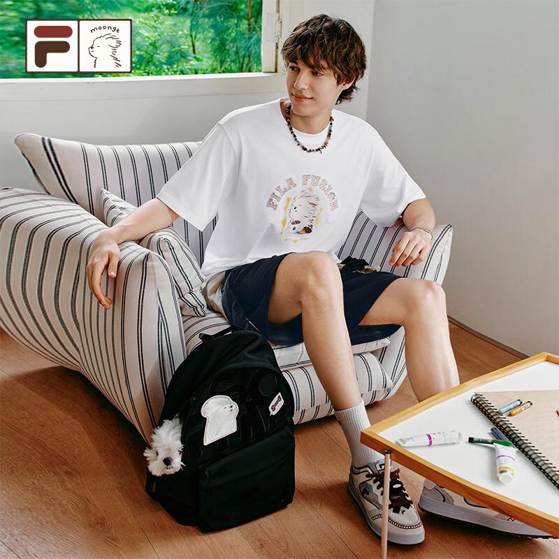 Fila Унисекс свободная футболка FUSION Doodle Dog с совместным брендингом