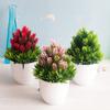 1 SET Wedding Christmas Home Decor Plastic Plant Simulation Bonsai Artificial Flower Fake Potted