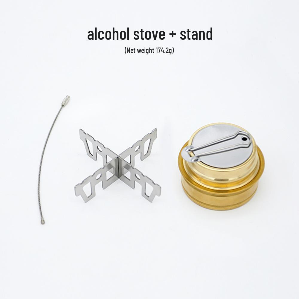 Подставка для спиртовой горелки из нержавеющей стали для улицы - Жаростойкий аксессуар для кемпинговой посуды