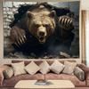 3D-гобелен с медведем Keowhsf