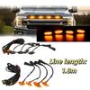 Flexible Front Grille Light 12LED Grill Light 4 in 1 LED Driving Light  Off-road