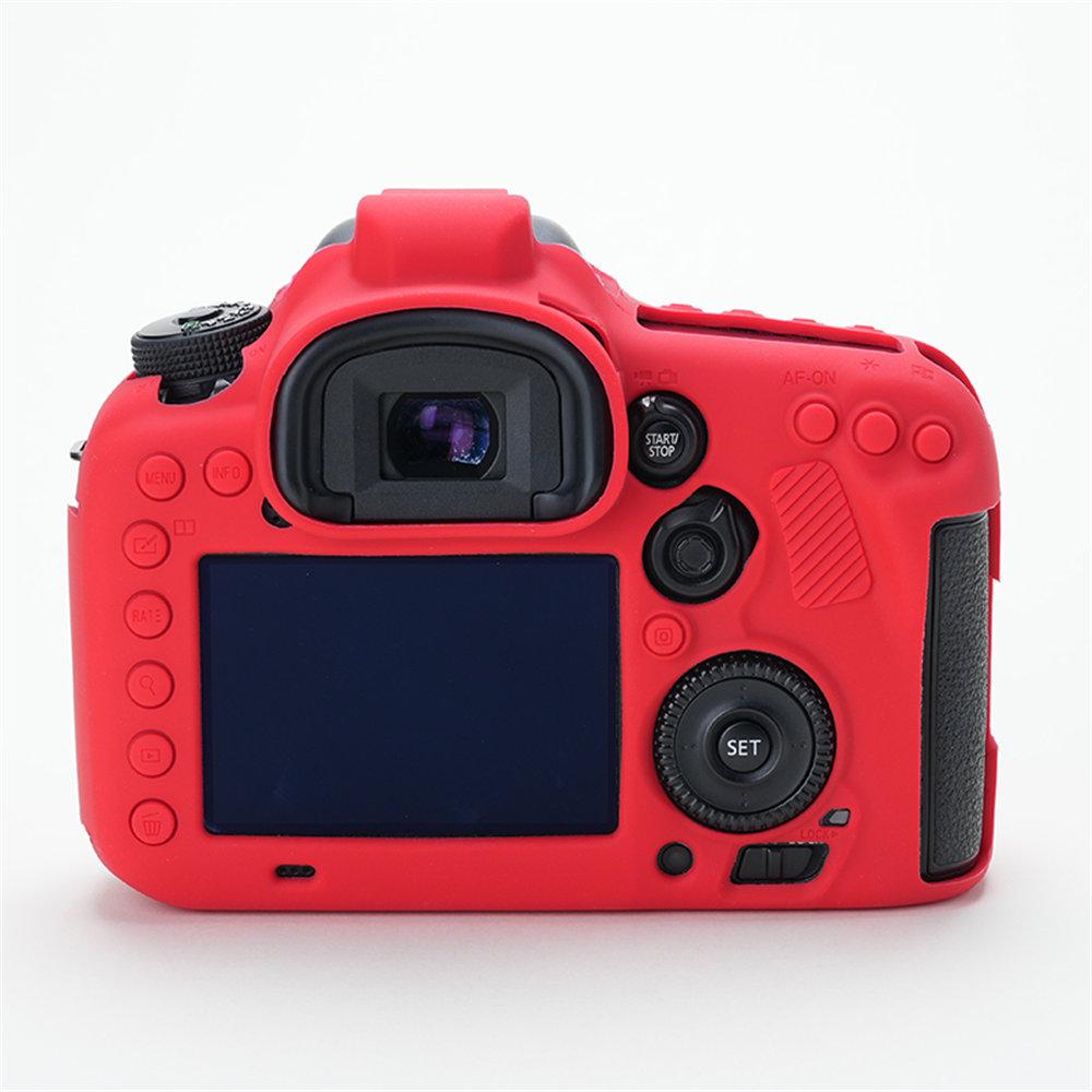 Мягкий силиконовый защитный чехол для корпуса камеры Canon EOS 5D2 5D3 5D4 6D 6D2 7D 7D2 750D 850D 80D 90D 800D 4000D 650D 700D 200D 250D